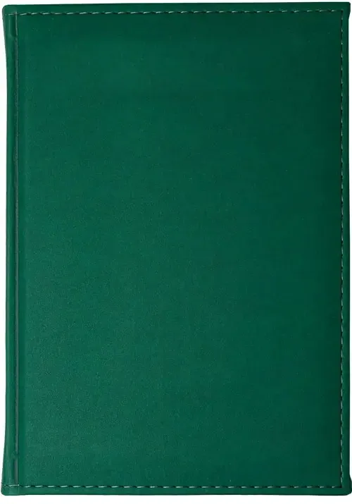 Kalendarz książkowy B5 dzienny velour zielony a389